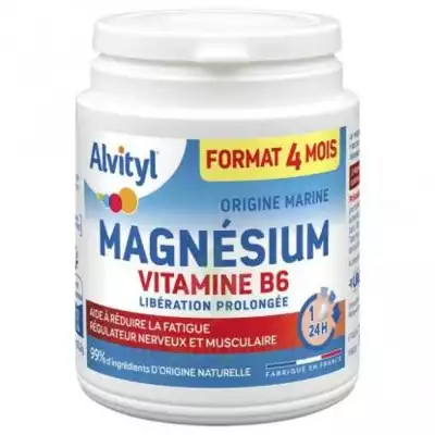Alvityl Magnésium Vitamine B6 Libération Prolongée Comprimés Lp Pot/120 à SAINT-JEAN-D-ILLAC