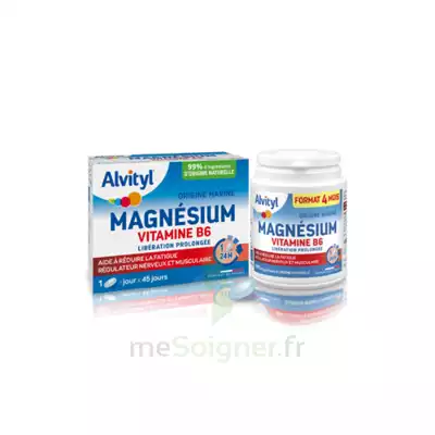 Alvityl Magnésium Vitamine B6 Libération Prolongée Comprimés Lp B/45 à SAINT-JEAN-D-ILLAC